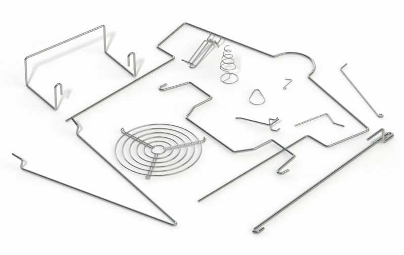 3D гибка проволоки