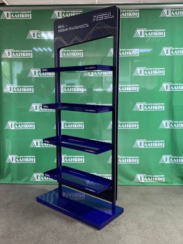 Стенд под моторные масла купить в магазине торгового оборудования в Петербурге
