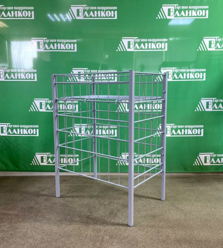 Корзина сетчатая напольная усиленная для магазина металлическая купить в магазине торгового оборудования в Петербурге Корзина сетчатая напольная усиленная для магазина металлическая купить в магазине торгового оборудования в Петербурге