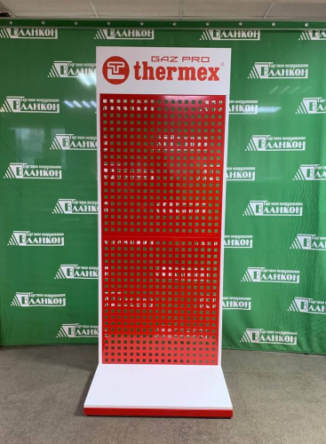 Стенд для демонстрации отопительного оборудования купить в магазине торгового оборудования в Петербурге